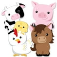 thumbnail image 2 of Big Dot of Happiness Farm Animals - Cow, Horse, Pig and Chicken Decorations DIY Baby Shower or Birthday Party Essentials - Set of 20, 2 of 5