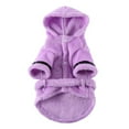 thumbnail image 3 of Ame Pet Hooded Pajama Thickened Luxury Soft Cotton Bathrobe Quick Drying And Super Absorbent Dog Bath Towel Soft Pet Nightwear for Puppy Dogs Cats S-XL, 3 of 8