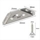 thumbnail image 3 of 100 Piezas Universal Conector de Esquina de Muebles Esquina de Acero Inoxidable Esquina Brace con Tornillos Soportes de Estante de Ángulo de Servicio Pesado, 3 of 5