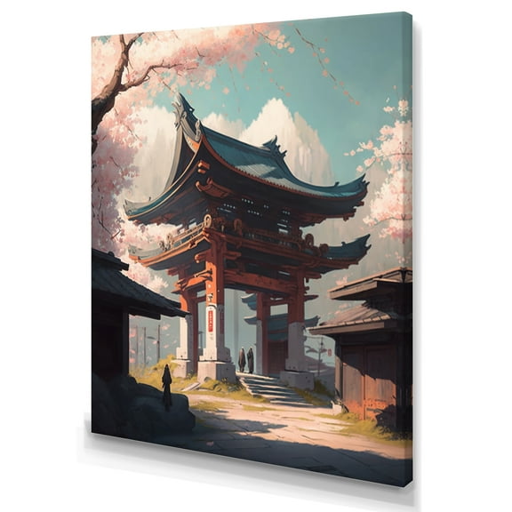 Designart Architectural City Landscape V Canvas Wall Art