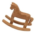 thumbnail image 4 of Caballo Balancín De Madera, Decoración De Mesa De Caballo De Troya Tallado A Mano De La Suerte Antigua, Decoración Para El Hogar, Salón, Oficina Y Dormitorio, 4 of 7