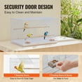 thumbnail image 4 of VEVOR 30" Flight Bird Cage, Sturdy Metal Small Parrot Cage with Slide-Out Tray & Handle, Stackable Birdcage for Parakeets Cockatiels Finches Lovebirds, 4 of 9