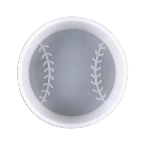 Baseball Silicone Freshie Mold | 3.75" Wide x 3.75" Long x 1" Deep | Silicone Mold for Freshies, Epoxy, Soap Softball Mold Aroma Melt Scented Beads Oven Safe