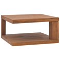 thumbnail image 1 of vidaXL Coffee Table 65x65x33 cm Solid Teak Wood, 1 of 5