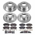 thumbnail image 3 of PowerStop Front and Rear Z23 Evolution Sport Carbon-Fiber Ceramic Brake Pad and Drilled & Slotted Rotor Kit Fits: MERCEDES-BENZ Select Models K8342, 3 of 5