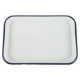 thumbnail image 1 of Miangastore Enamel Baking Sheet Pan - White Ceramic Cookie Sheet Non-stick Jellys Rolls Pan Rectangular Serving Tray Enamel Dish Pancake Oven Tray for Kitchen, 1 of 9