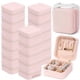 thumbnail image 1 of 30 PCS Organizadora de Joyero de Viaje, Joyero para Mujer, Organizador de Collares, Portátil Estuche de Regalo para Dama de Honor, Sujeta Anillos, Pendientes, Ideal para Bodas y Viajes (Rosa-30PCS), 1 of 7
