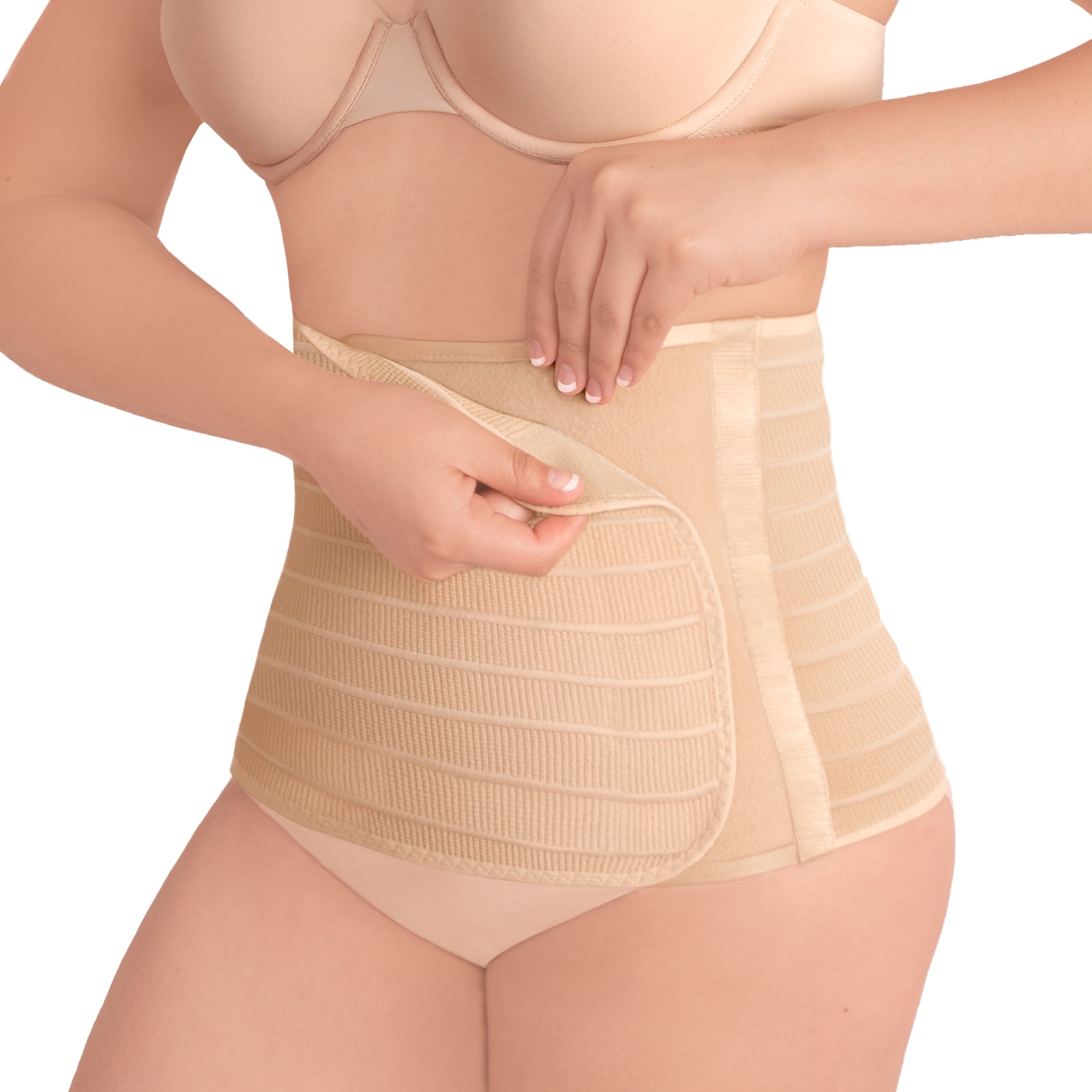 Faja Postparto For Moms Envolvente Corta Tela Multilineal