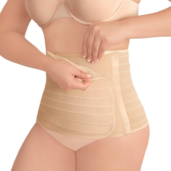 Faja Postparto For Moms Envolvente Corta Tela Multilineal