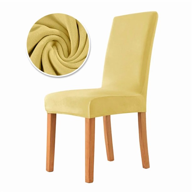 1/2PCS Velvet Chair Cover Super Soft Elastic Dining Chair Slipcover Seat Cases For Kitchen Dining Room Wedding Banquet Home