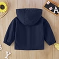 thumbnail image 3 of Boys Winter Lined Hooded Jacket Thickened Warm Windproof Outerwear Coats for Children Toddler Youth, 3 of 3