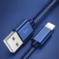 thumbnail image 3 of fastboy 1 Meter Denim Phone Data Charging Cable Replacement for iPhone Replacement for Android Type-C Data Line, 3 of 8
