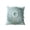 B, variant on Textured Floral Throw Pillow Cover with Handmade Petal Design in Light Teal Color for Sofa Bedroom Coastal Farmhouse and Summer Home Decoration