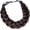 Brunette Brown, variant on Thick Wide 2 Strands Synthetic Hair Braided Headband Hairpiece for Women Girl Kinky Straight (Deep Brown)