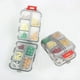 thumbnail image 4 of Pastillero portátil de 2 piezas, organizador de pastillas sin BPA con 10 compartimentos, organizador de medicamentos de gran capacidad, caja de medicamentos de viaje, portátil diario para vitaminas, 4 of 5