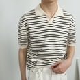 thumbnail image 2 of MQLKF Men's Fashion Shirts Casual Long Sleeve Golf Shirts Color Block Cotton Top Skeleton Stylish Comfortable Breathable Handsome Men's Polo Shirt, 2 of 9