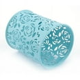 thumbnail image 4 of Walfront Fashionable Carved Hollow Rose Metal Pencil Holder, Multicolor, 4 of 8
