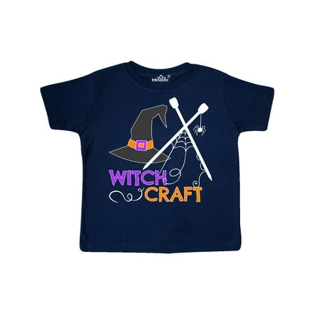 

Inktastic Witch Craft with Knitting Needles and Witch Hat Gift Toddler Boy or Toddler Girl T-Shirt