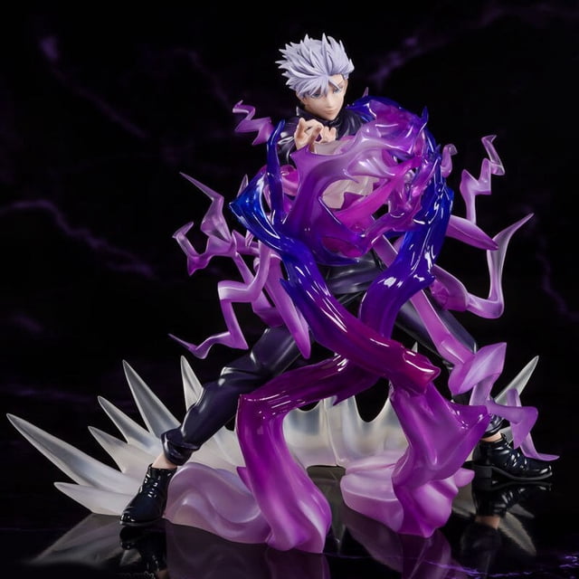 Jujutsu Kaisen-figura DE ACCIÓN DE Gojo Satoru, figura de Anime de 18cm, adorno de escena de batalla de Manga, modelo de muñeca, colección de juguetes artesanales para regalo QYM unisex