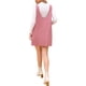 thumbnail image 3 of VESTIDO INSPIRADO CHIC Vestido de Mujer Otoño Invierno Tirantes de Pana Cuello en V Profundo Sin Mangas Vestido Mini Pinafore Casual S Rosa, 3 of 6