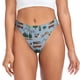 thumbnail image 1 of Balery Camping Caravan Tangas de Algodón para Mujer con Estampado – Ropa Interior Sexy, Transpirable, G-string-Small, 1 of 6