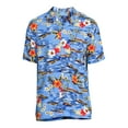 thumbnail image 5 of George Men's Printed Button Front Shirt with Short Sleeves, 5 of 5