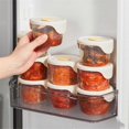 thumbnail image 4 of Silicone Sealed Fresh-Keeping Box with Lid, Leftovers Storage Box, Refrigerator Vegetable and Fruit Storage Tank, 4 of 4