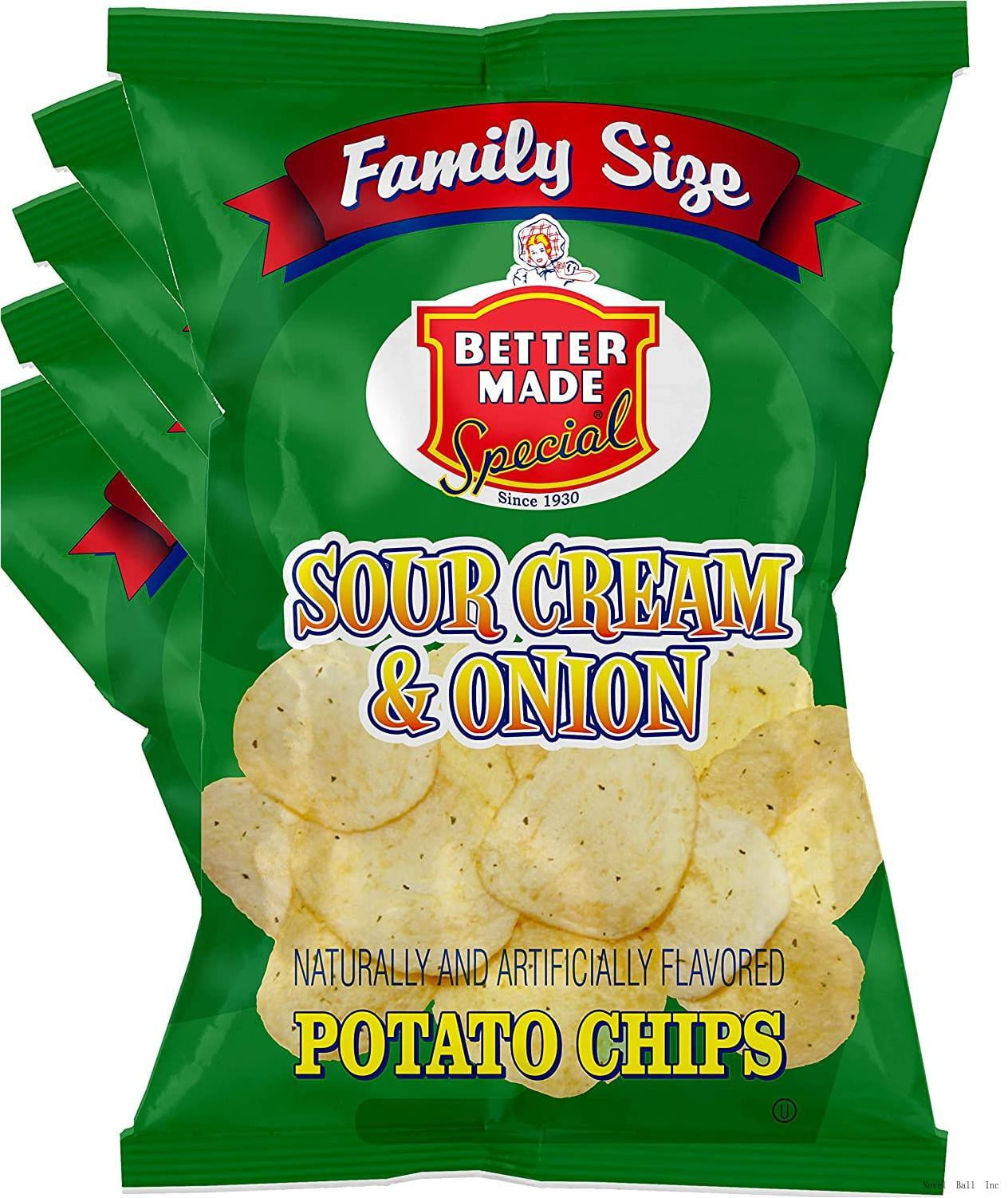 Special Potato Chips Four Pack (4) X Family Size Bags 8.5Oz (Pack Of 4
