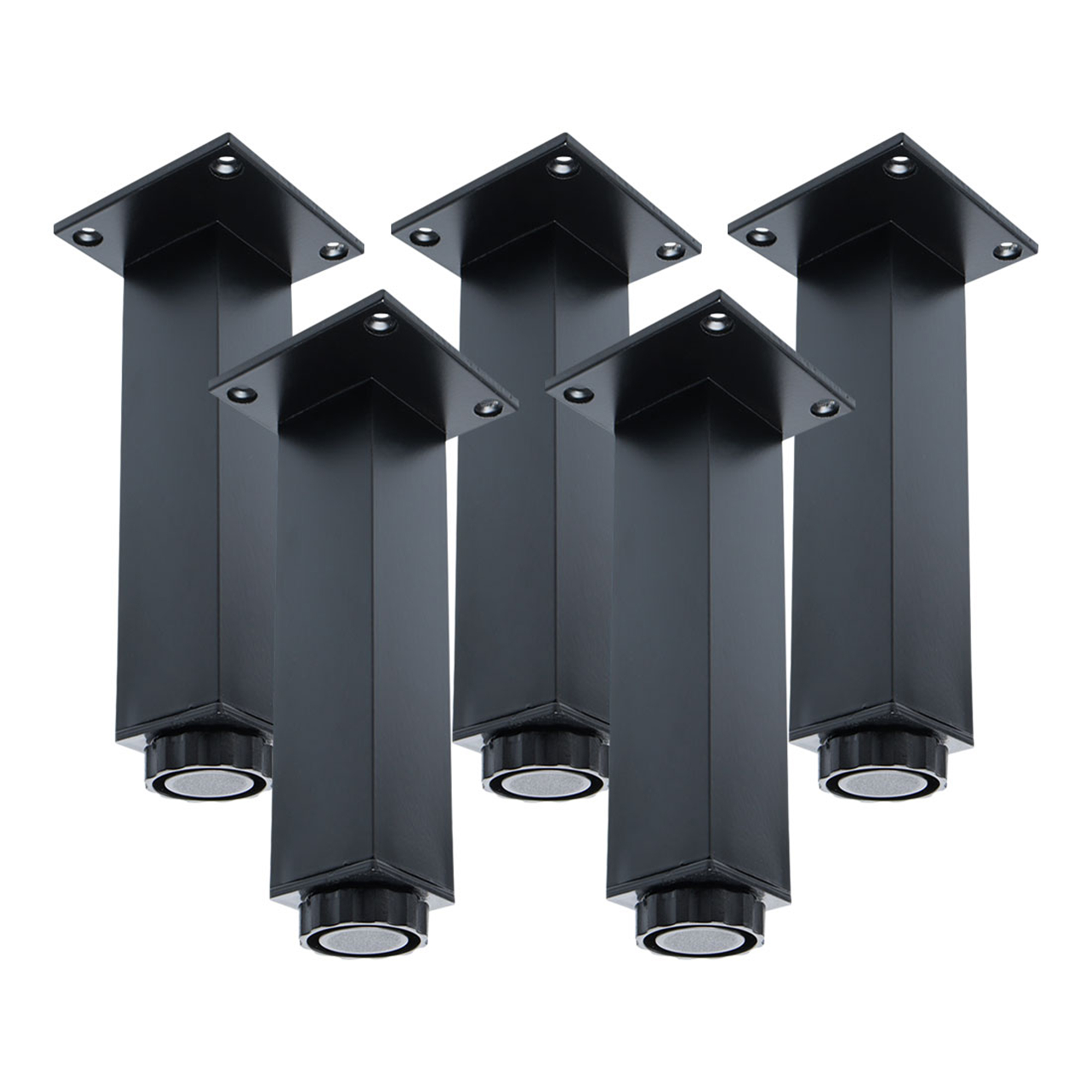 7 Inch Furniture Legs Aluminium Alloy Adjustable Feet Table Leg Height