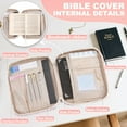 thumbnail image 2 of Soda Candy Bible Cover Case for Women Large Bible Tote Bags Organizer Quilted Carrying Case for Girls, Bible Study Supplies Accessories Christian Gifts for Women, 2 of 8