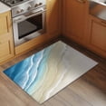 thumbnail image 3 of Blue Beach Coastal 2'x3' Washable Rug, Summer Ocean Nautical Seaside Non-Slip Soft Doormat Area Rugs for Entrance Bathroom Bedsides, StainResistant Carpet for Kitchen Bedroom, Entryway Floor Mat, 3 of 9