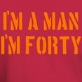thumbnail image 3 of CafePress - I'm A Man I'm 40 T Shirt - Men's Classic Graphic Cotton T-Shirt, 3 of 4