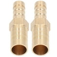 thumbnail image 1 of LAFGUR Barbed Fitting Splicer, 2 Pcs Brass Hose Barb Reducer For Pipe, 1 of 8