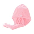 thumbnail image 1 of Xihbxyly Toalla de Pelo de Terciopelo Coral, Suave, Absorbente y de Secado Rápido, con Cómodo Cierre de Botón, Ideal para Baño, Maquillaje, Uso Doméstico o de Viaje, Unisex, 25 X 65 Cm., 1 of 1