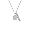 thumbnail image 2 of Delight Jewelry Stainless Steel Disc Class of 2023 Silvertone Always My Mother Bar Charm Necklace, 23", 2 of 4