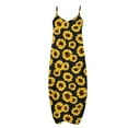 thumbnail image 5 of Lenago Robe Sans Manches Grande Taille pour Femmes Mode Aguichant Vintage Col en V Sans Manches Imprimé Robes de Soirée Robes de Plage d'Été en Liquidation, 5 of 5