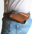 thumbnail image 1 of Riñonera EDC de cuero para exteriores para hombre, con hebilla de cinturón, para teléfono móvil, riñonera para teléfono móvil, riñonera para teléfono móvil, 1 of 1