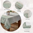 thumbnail image 5 of Sage Green Grey Table Cloth Waterproof Tablecloths, Farmhouse Gray Barn Wooden Vintage Striped Tablecloth Dining Table Cover for Kitchen Party Tabletop Outdoor, Rectangle Tablecloth 60x84 Inch, 5 of 9