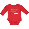 thumbnail image 3 of Inktastic Thanksgiving Turkey Day Cooking Crew with Turkey and Pumpkin Pie Boys or Girls Long Sleeve Baby Bodysuit, 3 of 5