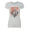 thumbnail image 2 of Wild Bobby, Denver Fan | DEN Fantasy Football ,Sports, Women Slim Fit Junior Tee, Heather Grey, Large, 2 of 4