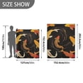 thumbnail image 6 of Yayeee Throw Blanket for Couch Soft Warm 60" x 80" Sofa Chair Bed Decoration, Black Fish Pattern, 6 of 7