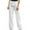 Beige, variant on under 10.00 LYXSSBYX Womens Plus Size Pants Fashion Women Solid Color Linen Sashes Straight Casual Long Pants Trousers