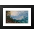thumbnail image 2 of Joos de Momper the Younger 14x10 Black Modern Framed Museum Art Print Titled - Rocky Landscape (1613 - 1616), 2 of 5