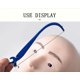 thumbnail image 5 of Regla para cejas TANGJMXG herramienta de medición de simetría para dar forma a las cejas azul, 5 of 5