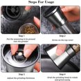 thumbnail image 2 of Salt And Pepper Mill, Stainless Steel Salt Shaker With Manually, 2 of 4