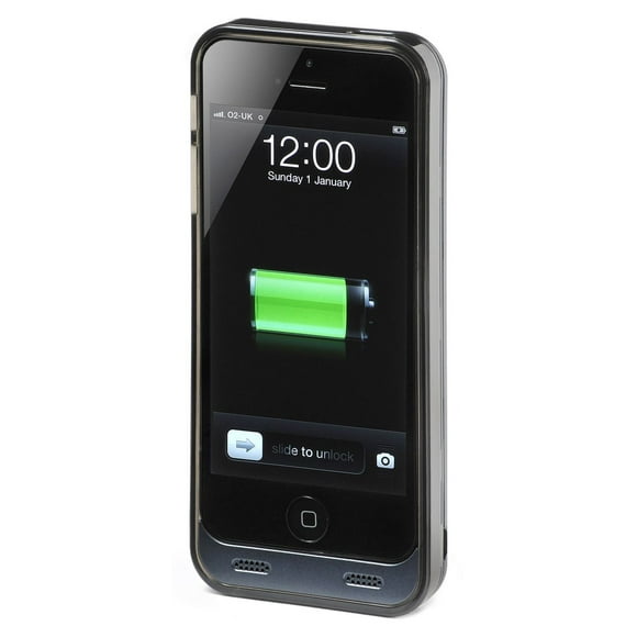 Étui contour avec alimentation PowerCases pour iPhone 5/5S - noir