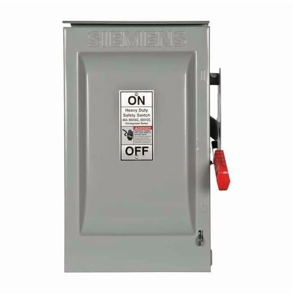 Siemens Safety Switch,600VAC,2PST,60 Amps AC HNF262R