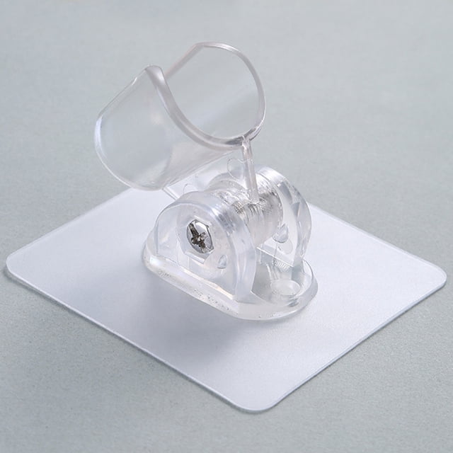 TABLETREANDS 2Ud Soportes Ajustables Para Cabezal De Ducha Transparentes De ABS Para Montaje En Pared
