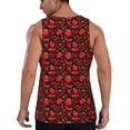 thumbnail image 6 of Rocae Tomatoes And Chili for Men's Workout Tank Top Men's Running Tank Top Dry Fit Athletic Workout Tank TopsXX-Large, 6 of 9