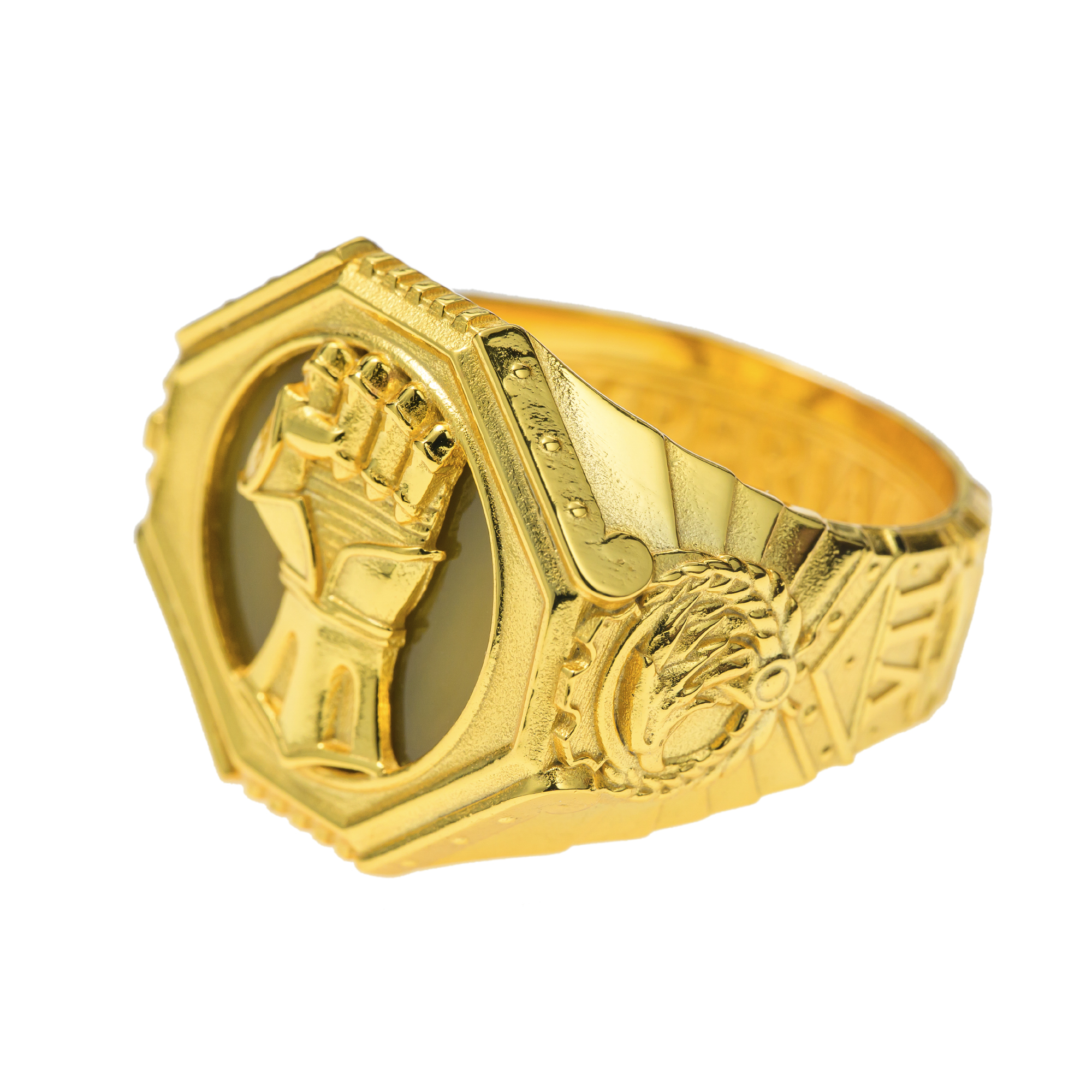 Starforged Warhammer 40K The Sigil Ring of Dorn Imperial Fists Silver Ring